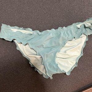 The ruffle cheeky but scrunch bikini bottom